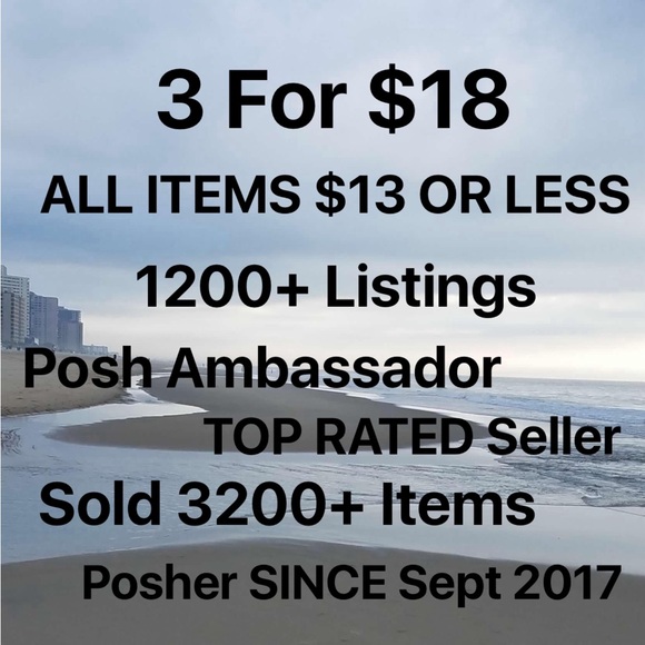 Other - 🎀3 for $18 All items pieces $13 or less 🎀